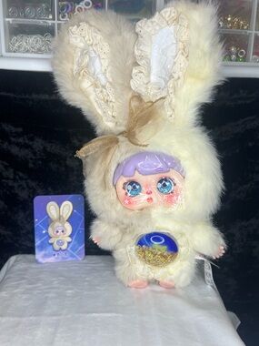 Mocici Cookie Bunny Magic Secret Realm Plush Blind Box w Card & Bag